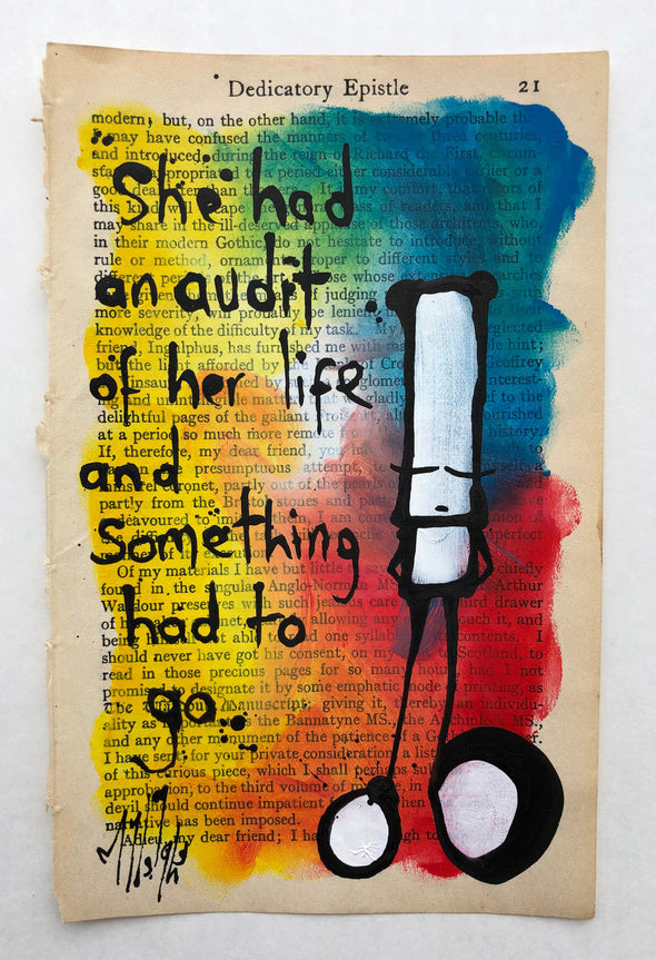 My Dog Sighs "She had an audit of her life"