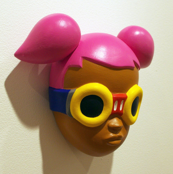 Hebru Brantley "Lil Momma #2" Resin and acrylic Vertical Gallery 