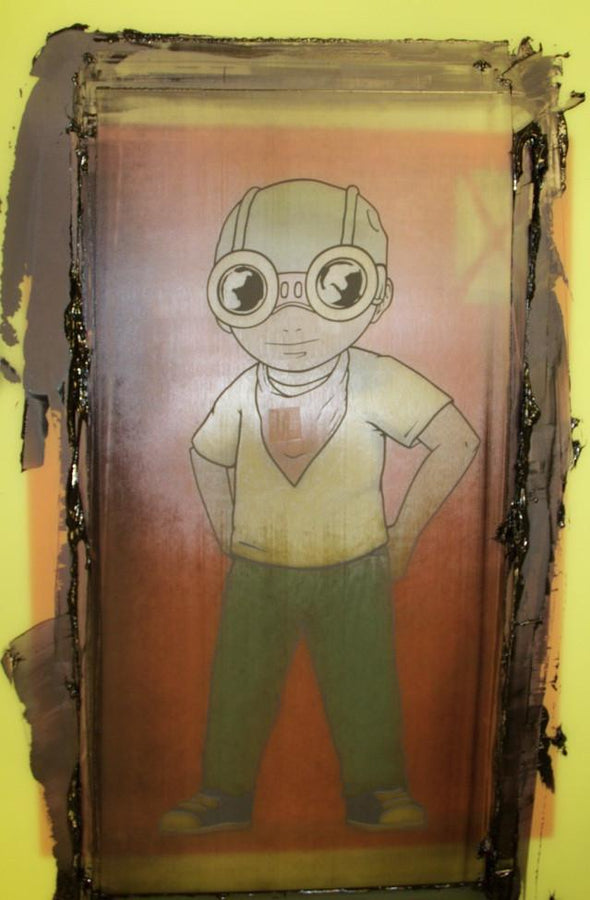 Hebru Brantley "The champ is here" Limited Edition Screen Print Screen Print Vertical Gallery 