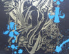 Inkie "Ink Nouveau Platinum - Blue" Screen Print -------- 