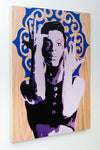 Brad Novak "Artist 1.4" Spray paint on wood panel Vertical Gallery 