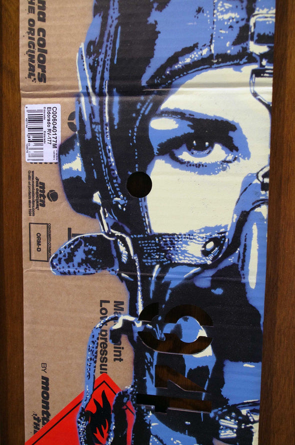 Tankpetrol "Pilot94" Stencil on Cardboard -------- 