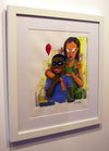 Hebru Brantley "The styling of a single parent household" Watercolor and graphite on paper Vertical Gallery 