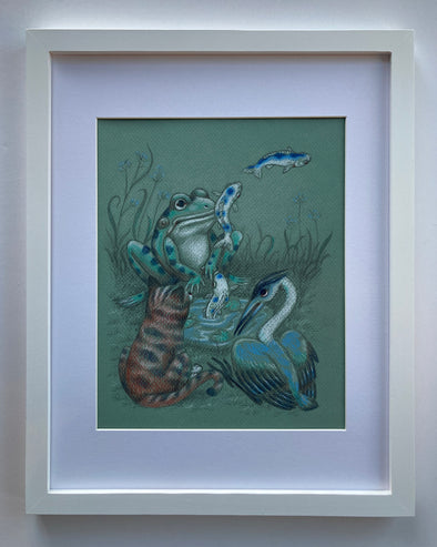 Laura Catherwood Gone Fishing (frog) – Vertical Gallery