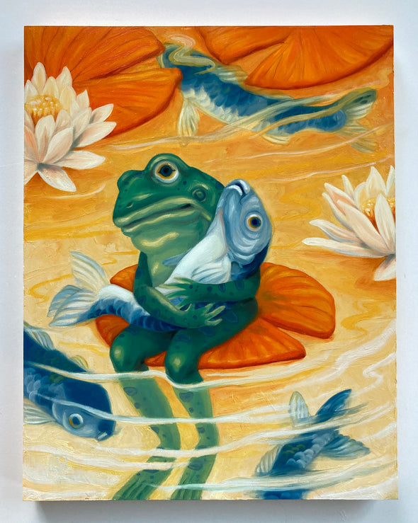 Laura Catherwood  "The Catch (frog)"