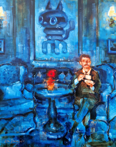Arne Spangereid "Blue Cat"