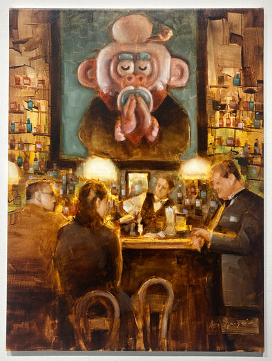 Arne Spangereid "Meditating Monkey"