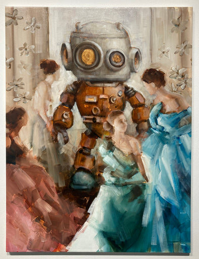 Arne Spangereid "Robot and Draperies"