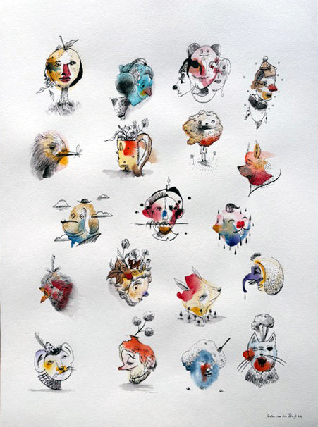 Collin van der Sluijs "Character Research 3"