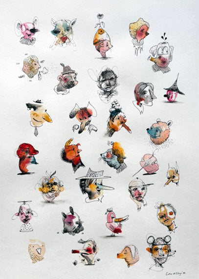 Collin van der Sluijs "Character Research 7"