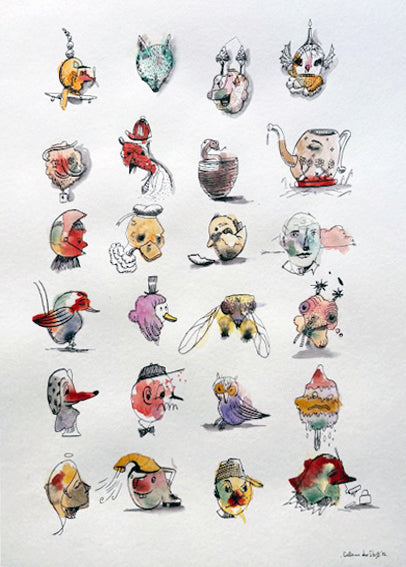 Collin van der Sluijs "Character Research 9"