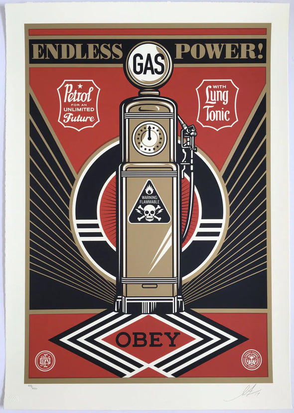 Shepard Fairey "Endless Power" Provocateurs Large Version Limited Edition Print