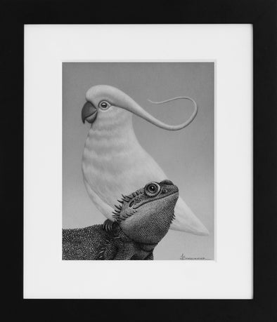 Juliet Schreckinger "Barb the Bearded Dragon and Her Cockatoo Friend"