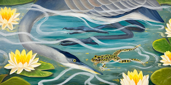 Laura Catherwood "Swimming Lesson (Depths)"