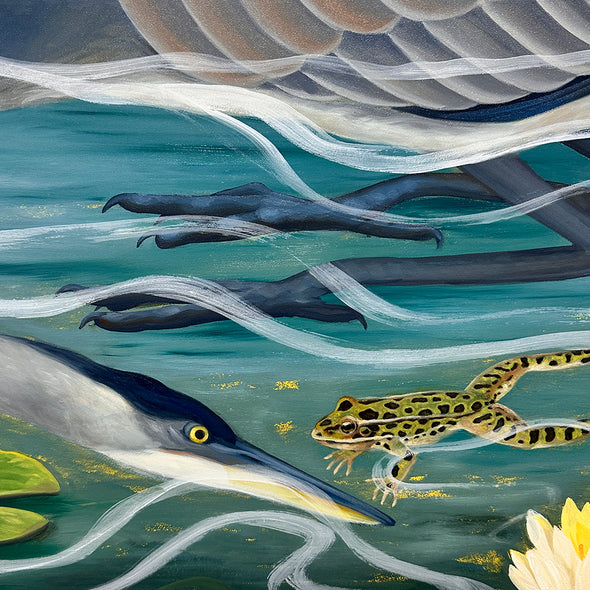 Laura Catherwood "Swimming Lesson (Depths)"