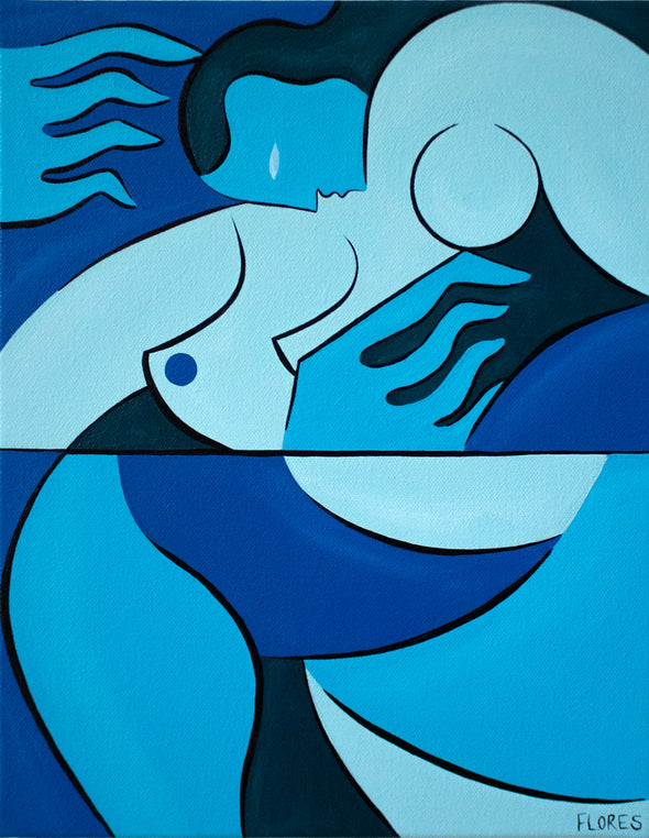 Liz Flores "Her Blue Period #1"