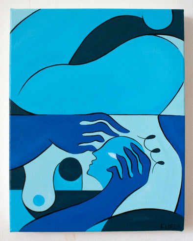 Liz Flores "Her Blue Period #2"