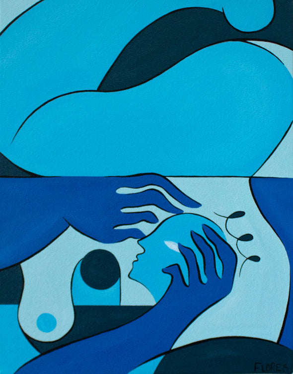 Liz Flores "Her Blue Period #2"