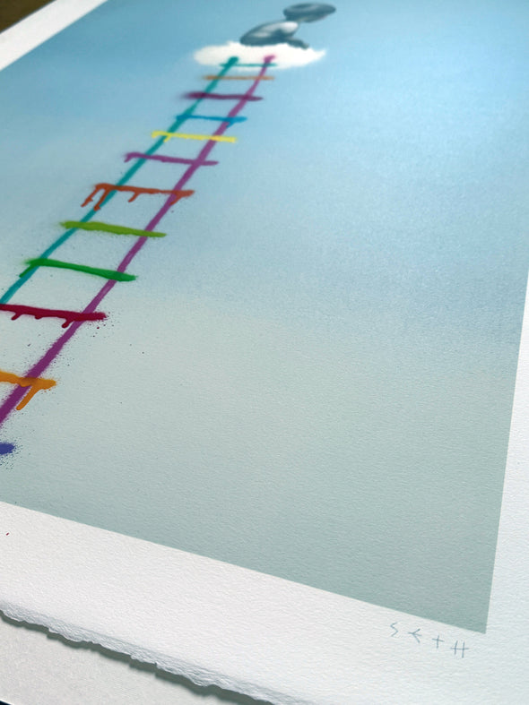 Seth Globepainter "The Ladder" Hand-finished Limited Edition Print