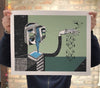 Expanded Eye "Stream of Consciousness" Limited Edition screen print Vertical Gallery 