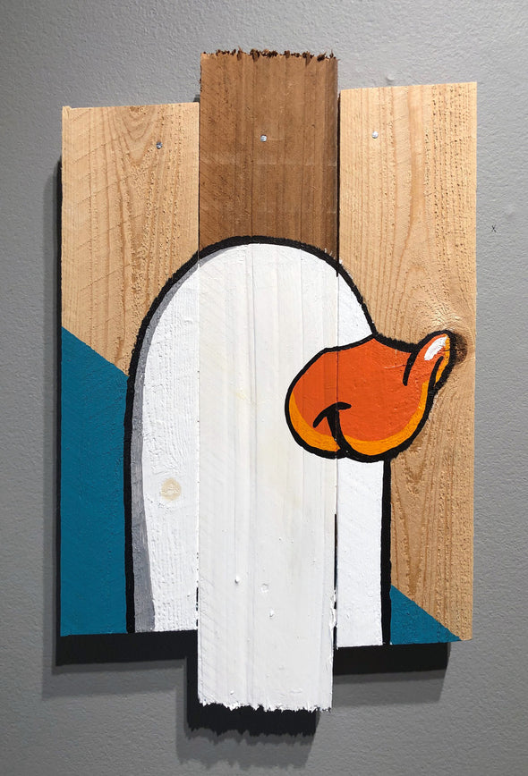 Goosenek "untitled on wood (3)"