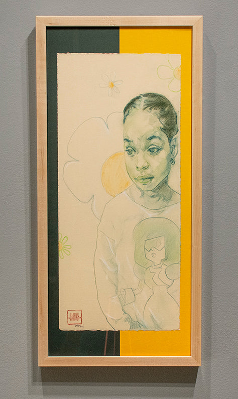 Jamiah Calvin "Smell the Daisy/Cost of Freedom (diptych)"
