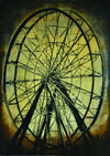 Jenny Robinson "Ferris Wheel" Drypoint with Monotype -------- 