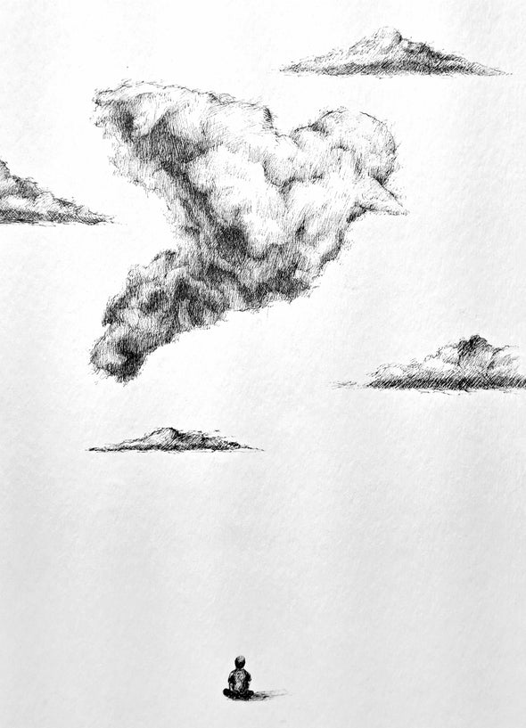 Joseph Renda Jr. "Cloud Watching (Study)"