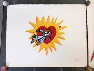 Mau Mau "Phooey Martial Hearts" Print