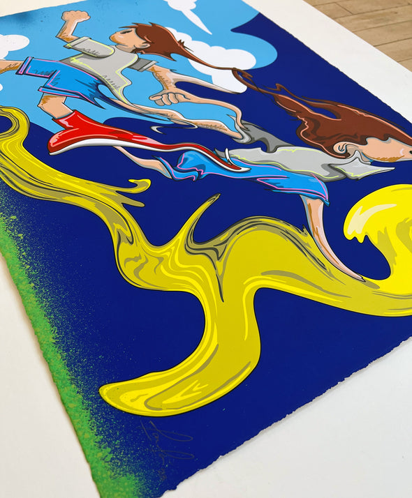 Sergio Farfán  "Color Esperanza" Hand-Finished Limited Edition Print (10)