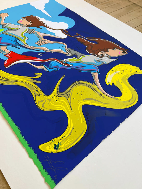 Sergio Farfán  "Color Esperanza" Hand-Finished Limited Edition Print (1)