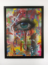 Acrylic And Spray Paint On Wood - My Dog Sighs "And In My Dreams I Watch Her Dance"