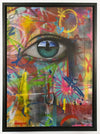 Acrylic And Spray Paint On Wood - My Dog Sighs "To Stop. To Think"