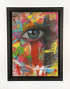 Acrylic And Spray Paint On Wood - My Dog Sighs "To Taste Your Skin"