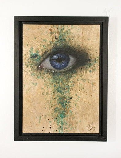 Acrylic And Spray Paint On Wood - My Dog Sighs "Will You Comfort Me In My Time Of Need"