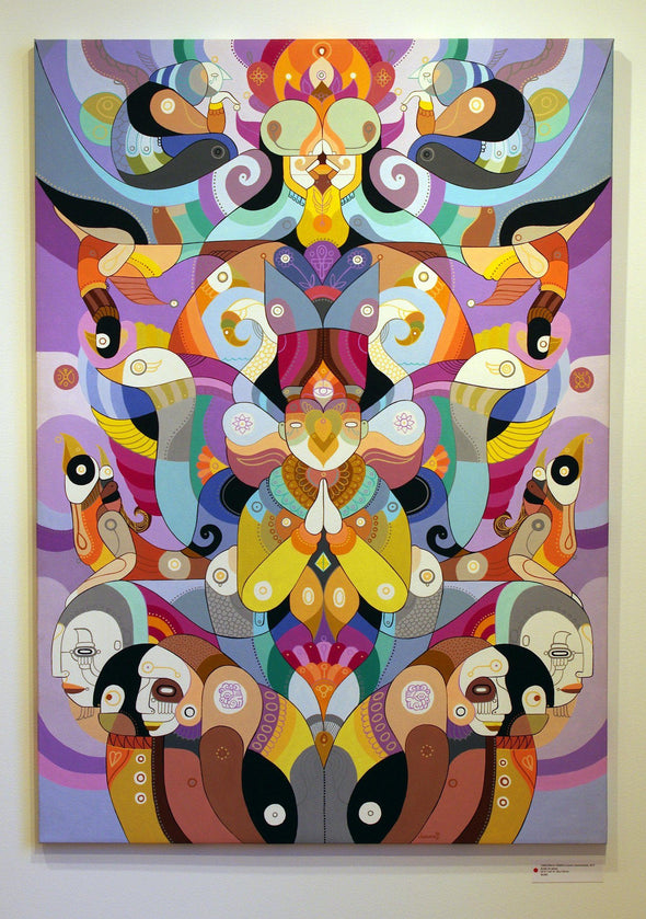 Fernando Chamarelli "CONSCIÊNCIA CÓSMICA (Cosmic consciousness)" Acrylic on canvas -------- 