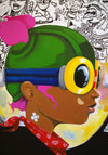 Hebru Brantley "Untitled" Acrylic on canvas -------- 