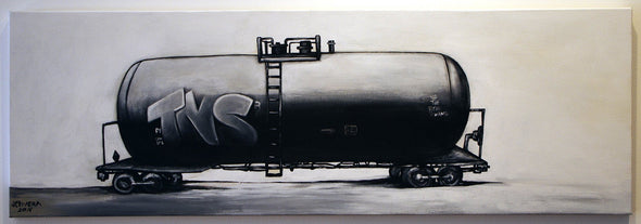 JC Rivera "Coldest Winter" Acrylic on canvas -------- 