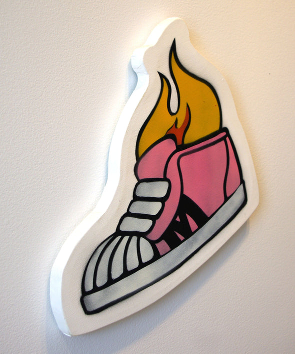 Acrylic On Canvas - Mau Mau "Mautoe" Pink