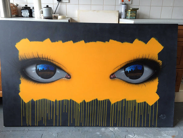 My Dog Sighs "Chi memories" Acrylic on canvas -------- 