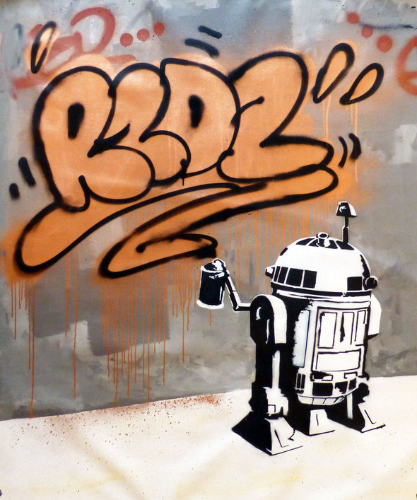 RYCA "R2 Copper" Acrylic on canvas Vertical Gallery 