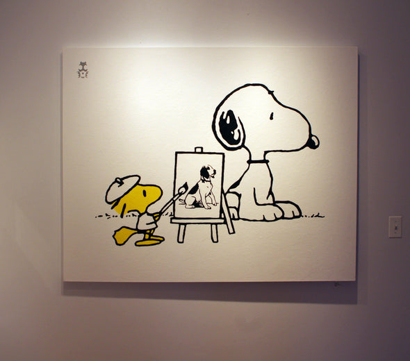 Acrylic On Canvas - TRUST.iCON  "Snoopy"