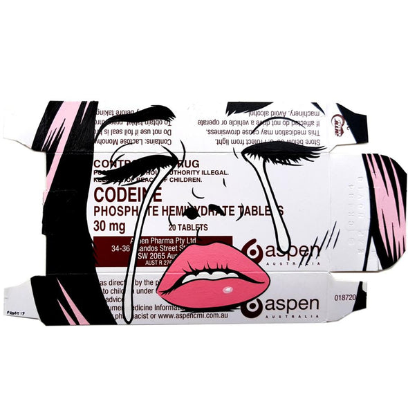Acrylic On Packaging - Ben Frost "Codeine Dream"