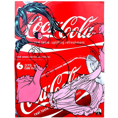 Acrylic On Packaging - Ben Frost "Coke Is It"