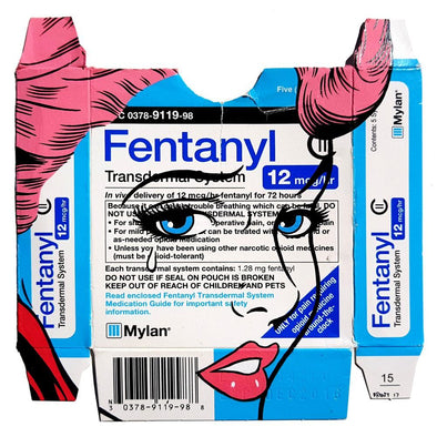 Acrylic On Packaging - Ben Frost "Fentanyl Dreams"