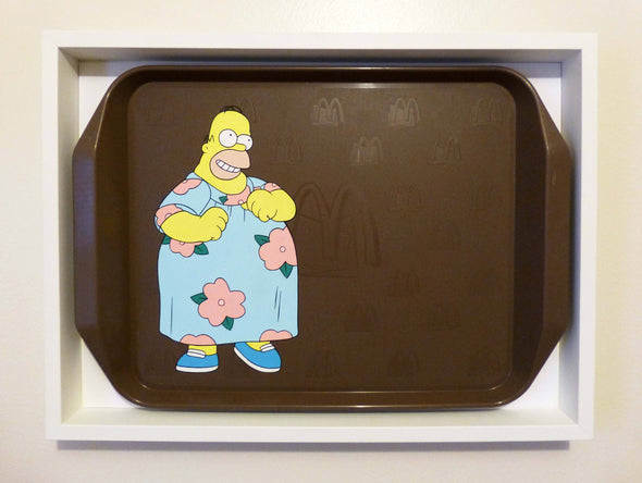 Acrylic On Packaging - Ben Frost "Homer & Fries"