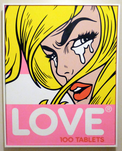 Acrylic On Packaging - Ben Frost "Love 100 Tablets"