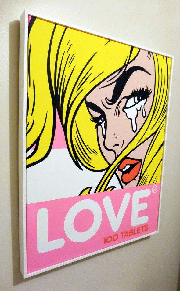 Acrylic On Packaging - Ben Frost "Love 100 Tablets"