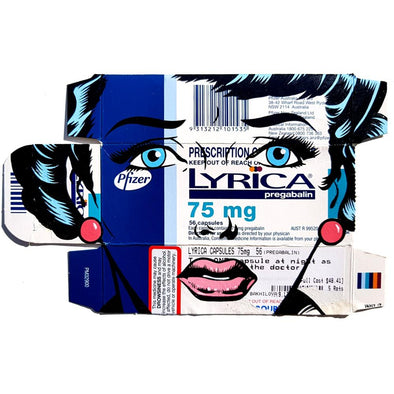 Acrylic On Packaging - Ben Frost "Lyrica Dreams"