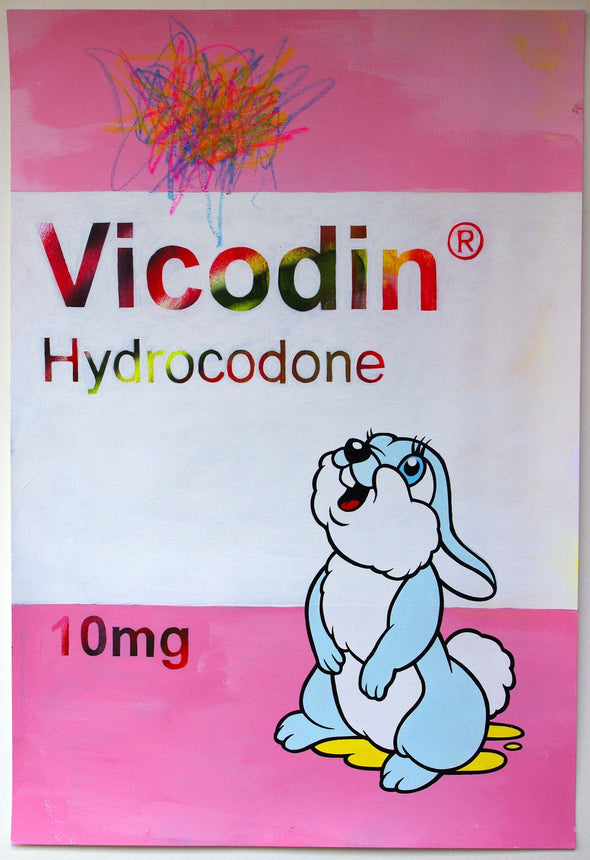 Ben Frost "Vicodin Dreaming" Acrylic on Paper -------- 